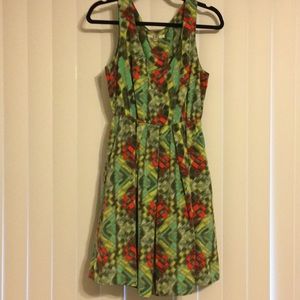 BB Dakota Abstract Print Dress